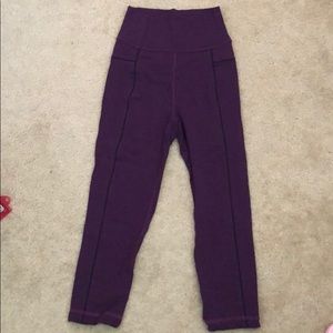 purple lululemon leggings
